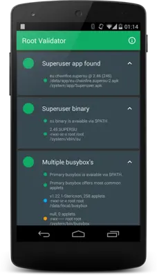 Root Validator android App screenshot 0